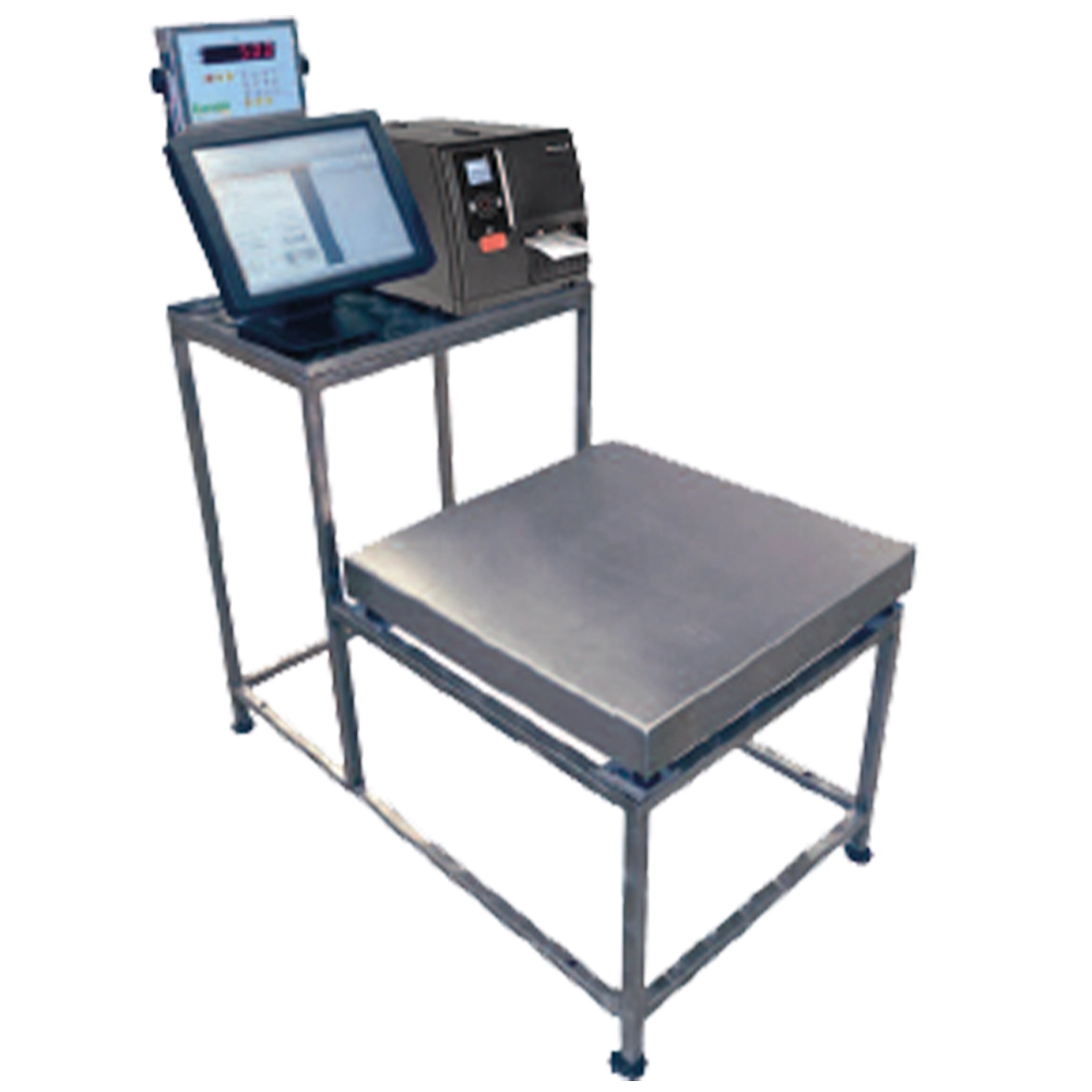 Weighing and labeling station category